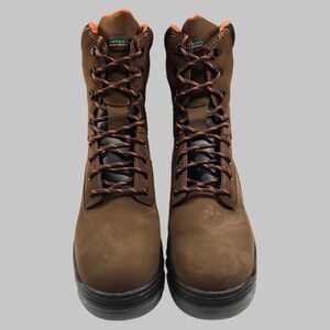 NEW HYTEST KNOX Waterproof  Direct Attach Steel Toe 8" Boot Sz 13W Brown Men's